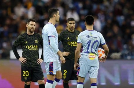 ‘메시, 호날두 또 넘었다!’ 유럽 5대리그 최다골 신기록 달성…호날두 "사우디는 세계 탑5 리그다!"