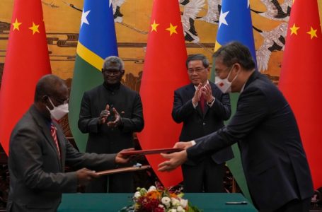 중국-솔로몬제도, 치안 협력 등 9개 협정 체결