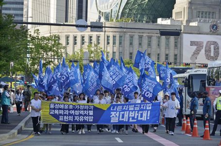 퀴어축제 성혁명 물결 맞선 2023 통합국민대회 ‘거룩한 방파제’ 사진 : 사회 : 종교신문 1위 크리스천투데이