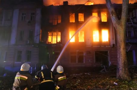 러시아 드론 공격 지속, 우크라이나 호텔 큰 피해
