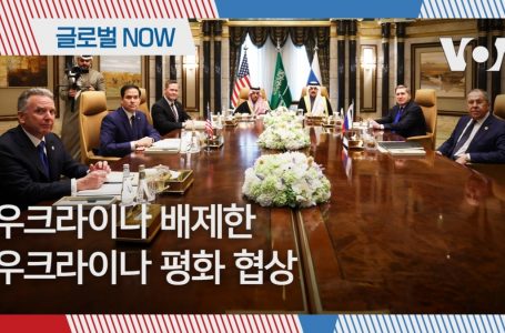 [글로벌 나우] 우크라이나 배제한 우크라이나 평화 협상